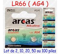 Pack de 10 piles Camelion Alcaline AG4 0% Mercury/Hg