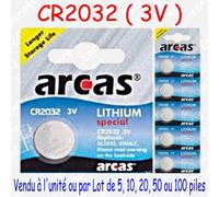 Pile Bouton LR Alcaline 1,5V : AG5 LR48 LR754 393 ( lot de 2, 10, 20 ou 50 )