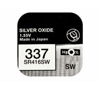 Pile bouton montre Maxel 337 SR416SW Oxyde d'argent 1,55 V
