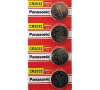 Pile Bouton Panasonic Cr2032 3 V au Lithium pour Moniteur Personnel d'Activité Physique Misfit Shine Sh0Az 4 Pcs