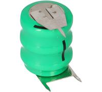 Pile Bouton Rechargeable 3,6V 80mAh Type 14H Avec 3 Broches NiMH