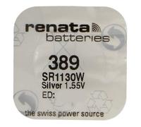 Renata Pile bouton Silver Oxyde 389 / SR1130W 0% mercure G