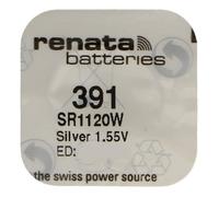 Pile bouton Silver Oxyde 391 / SR1120W 0% mercure