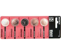 Pile bouton, SONY CR2450, 3V Lithium, 1 pièce en emballage SB