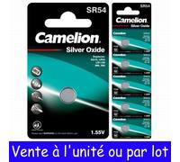 Camelion Silver Oxide SR54W/389 1.55V pile bouton - 1x Blister