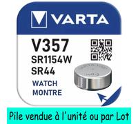 VARTA Piles Bouton SR44 - LR44-357 - V357 - S357 357101111