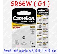 Pile Bouton SR Oxyde d'argent 1,55V : SR59W G2 196 396 SR726 LR726 : x 1 5 10 20