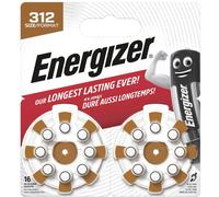 Energizer Pile 13 pour appareil auditif – Performances longue durée – Lot de 16 – Conservation 4 ans