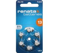 Pile bouton ZA 13 zinc-air Renata 305 mAh 1.4 V 6 pc(s)