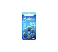 Renata Pile bouton ZA 675 (PR44) zinc‑air 660 mAh 1,4 V – Lot de 6