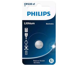 Pile CR1220 / DL1220 Philips Bouton Lithium 3V