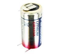 Pile CR123A avec connexion pour 3 impressions 1 impression plus et 2 impressions - contact, tension 3 volts