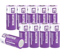 Pile CR123A Lithium 3V Lot de 10 Piles CR123/CR123A/CR17345 1700 mAh Haute Performance Batterie avec Protection PTC pour Les Caméras Lampe de Poche Jouet Alarme Capteurs Intelligents etc