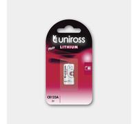 Pile CR123A Uniross Lithium 3V
