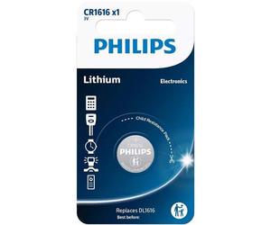 Pile CR1616 / DL1616 Philips Bouton Lithium 3V