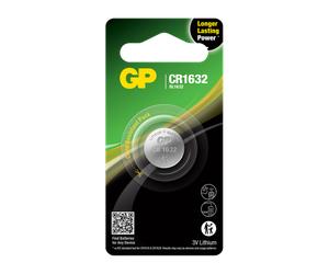 Pile CR1632 GP Bouton Lithium 3V