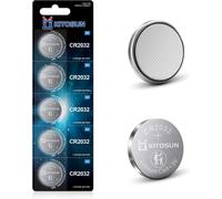 Pile CR2032 Lithium Bouton Batterie 3V-3 Volt CR 2032 Piles pour Apple Airtags télécommande de clé de Voiture lumière LED Porte-clés Balance équipement médical Portable (5 pièces)