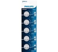 Pile CR2032 Philips lot de 5 piles CR2032 lithium 3 volts