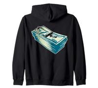 Pile d'argent piège à Argent Sweat à Capuche