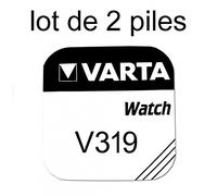 Pile de montre bouton varta 319 SR527SW 1.55v lot 2 piles