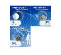 Pile de montre de Renata Renata fait-Swiss 392 ou SR41SW ou AG3 1, 5V (3 x 392 ou SR 41 Sw)