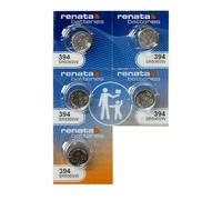 Pile de montre de Renata Renata fait-Swiss 394 ou SR936SW ou AG9 1.5V rapide navire (5 x 394 ou SR 936 SW)