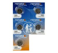 Pile de montre de Renata Renata fait-Swiss 395 ou SR927SW ou AG7 1.5V rapide navire (5 x 395 ou SR927SW)