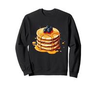 Pile De Pancakes Myrtilles Petit Déjeuner Sweatshirt