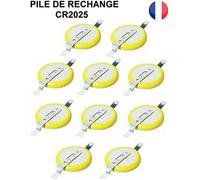 Pile de sauvegarde CR2025 - Pokemon - Or, Argent, Cristal - 10 pièces - Jaune - Game Boy Advance