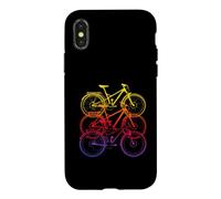 Pile de vélo colorée - Parfait pour Les Amateurs de Cyclisme Coque pour iPhone X/XS