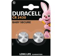 Pile bouton CR 2430 lithium Duracell 300 mAh 3 V 2 pc(s)