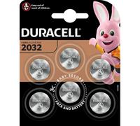 Duracell Pile bouton CR2032 – Lithium – Lot de 6 (blister)
