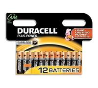 Pile - DURACELL - LR03 (AAA) - Lot de 12 - 1,5V - Duralock D-Click Plus