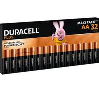 Pile DURACELL PLUS POWERBOOST AA LR6 PACK DE 32 PILES