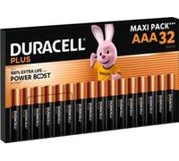 Pile DURACELL PLUS POWERBOOST AAA LR03 PACK DE 32 PILE
