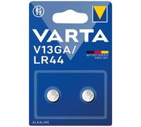 Pile électronique alcaline LR44 V13GA blister de 2