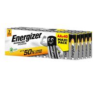 Energizer Piles Power LR06 Mignon (AA) alcalines au manganèse 1,5 V – Lot de 40