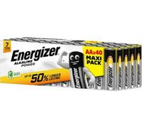 Piles alcalines AA Energizer Power, 40 pièces