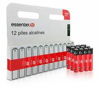 Pile ESSENTIELB POWERPLUS LR03 AAA Lot de 12
