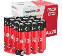 Pile ESSENTIELB POWERPLUS LR03 AAA Lot de 20