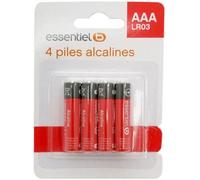 Pile ESSENTIELB POWERPLUS LR03 AAA Lot de 4