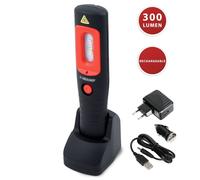 Pile - Lampe Electrique > Lampe Electrique - Lampe De Poche - Baladeuse - Lampe de travail rechargeable 3W LED COB. Avec base de c