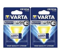 Pile lithium 3V CR123A VARTA ( X2 )