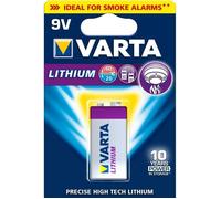 PILE LITHIUM 6F22 - 9V Block (6122) VARTA