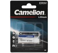 Pile lithium de marque 9 Volt, CR9V E-Block, U9VL, U9VL-J, U9-VL, U-9VL idéale pour les détecteurs de fumée, les appareils de mesure