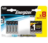 [E301322500] Energizer Pack 8 Piles MAX PLUS AAA /LR03 1,5V
