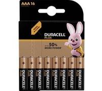 Duracell Pile alcaline Plus Power AAA – 16 piles