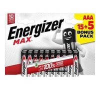 Pile LR3 (AAA) alcaline(s) Energizer Max 1.5 V 20 pc(s)