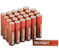 Voltcraft Piles alcalines Industrial LR03 Micro (AAA) 1350 mAh 1,5 V - Lot de 24