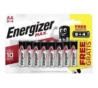 Energizer Piles Max Alkaline 8+4Free 1 Unité